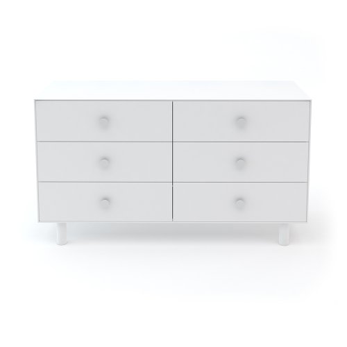 Commode Merlin Classic 6 tiroirs - Blanc